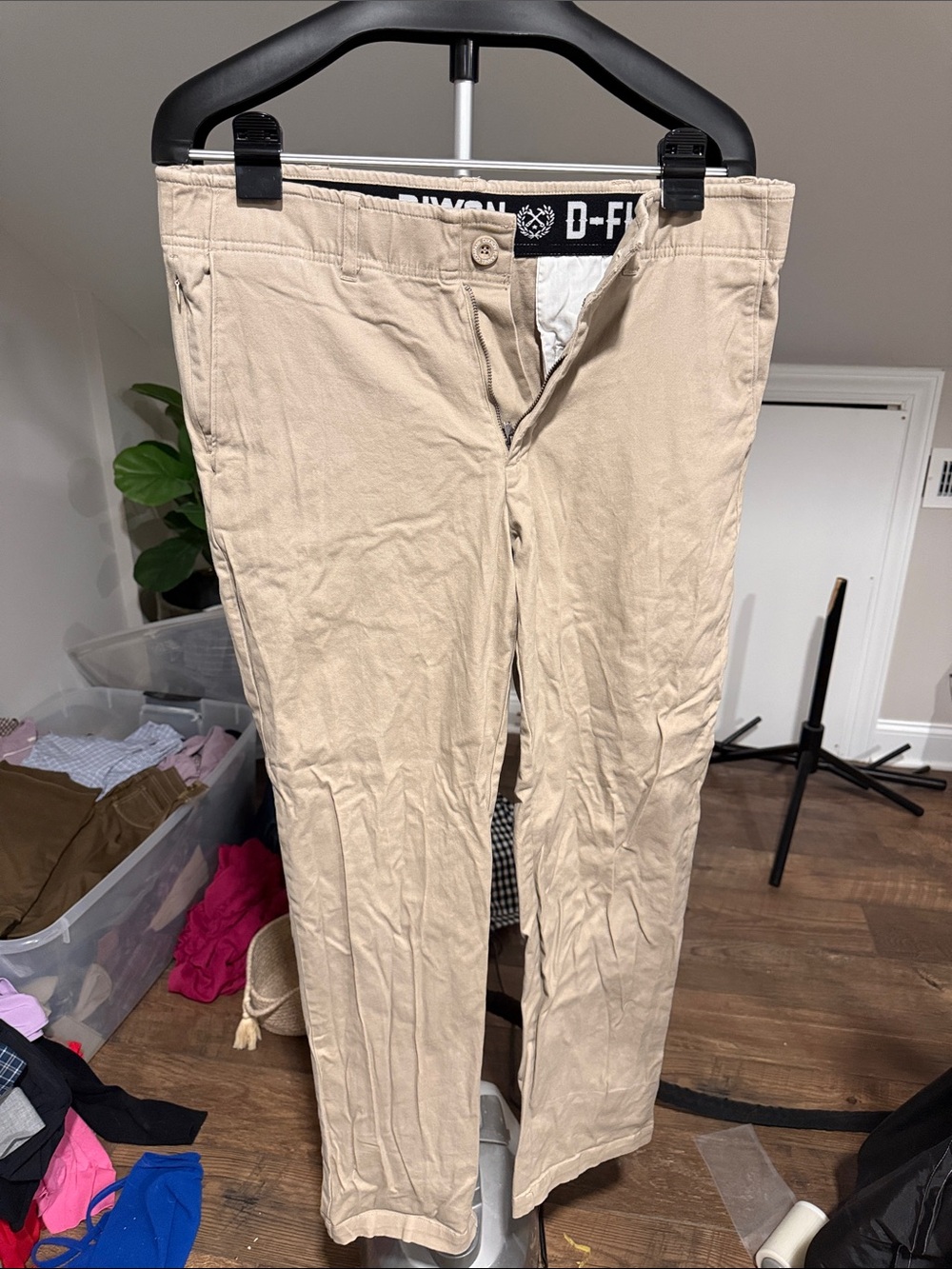DIXXON Men's Light Beige Chino Pants